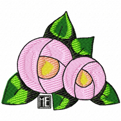 Flowers And Tree Embroidery Design 11